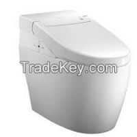 Flush automatic toilet intelligent smart toilet with white ceramic with floor mounting