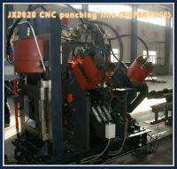 CNC automatic angle punching marking shearing production line MODEL JX2020