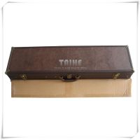 LEATHER GUN CASE HUNTING SPORTS ACCESSORIES GUNCASE