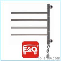 swing arm electric heated towel rail