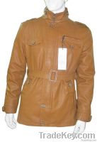 Stand Collar Zipper PU Leather Jacket Men Winter Outwear Jacket