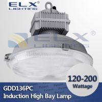 ELX Lighting better cooling PBT lampshade heat resistant vacuum reflector curved pc cover GDD136PC 120-200W high bay light
