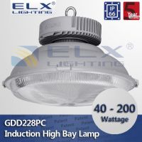ELX Lighting die-casting aluminum lamp shade nano-coating reflector curved polycarbonate (PC) cover high bay lamp
