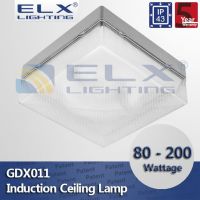ELX Lighting square die-casting aluminum lamp body PC cover 80-200 ceiling lamp