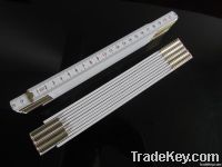 with Invisible Rivet Connecting Spring Ruler Birch Wood Folding Ruler