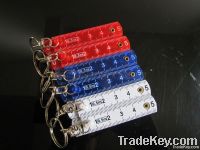 0.5m10folds keychain ABS plastic folding ruler pocket folding ruler