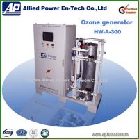 ozonator for color removal for printing mill sewage