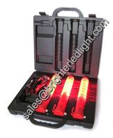 6-in-1 Multifunctional LED Traffic Flare Baton Kit Case Set