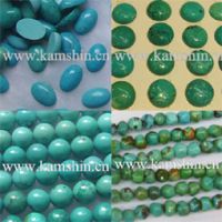 turquoise cabochons and beads