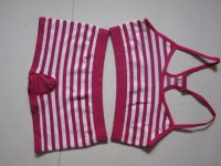 2013 stripe seamless camisole vest underwear suit for children Hot!!!New Arrival