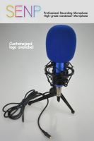 Large diaphragm cardioid condenser microphone for studio, recording and singing microphone