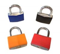 DIAMOND STYLE ALUMINUM PADLOCK WITH COVER