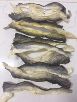 dried and frozen fish skin