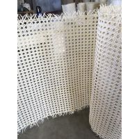 1/2 Open Weaving Mesh Raw Rattan Cane Webbing Materials// Ms. Phoebe: +84344010866