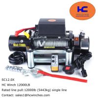 Electric winch 12000 LB/ 4X4 Winch/ Off road Vehicle Recovery tools winch 
