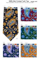 100% Italian Pure Silk Tie For Man - Variant 3974