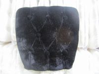 Black seat cushion
