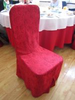 Red chair cover