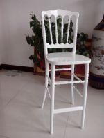 Rental solid wood bar chair/bar stool without back