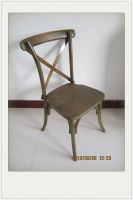 Quality cross chiavari chair/antique wood chair