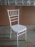White washed chiavari chair