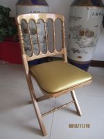 folding wood chiavari chair