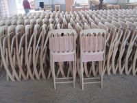 Folding white chiavari chairs