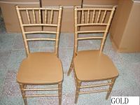 Wooden stackable chiavari chair