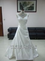 Beads Satin Bridal dresses RE13049
