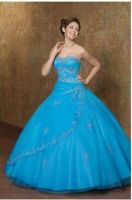 Lace Beaded Quinceanera Dress REQ1010