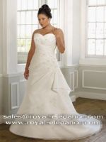Large-Sized Bridal Dress
