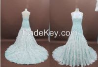 High Quality Overlay Lace Wedding Gowns