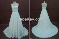 Full French Lace Wedding Dresses RE13162