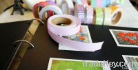 Cotton adhesive fabric tape, printed chambray fabric tape wholesale