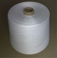 100% spun polyester yarn 80/2 raw white on paper cone from Weaver