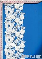 High Quality 100% Cotton Flower Lace Edge