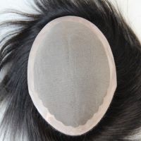 Toupee  non-surgical hair replacement men's patch   made of lace/ Mono/pu  accept stock and custom order 