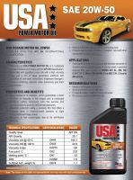 USA POWER OIL LUBRICANTS