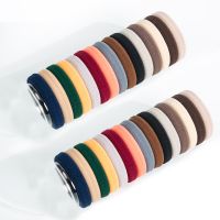 Seamless Hair Ties For Women Elastic Cotton Hair Bands No Damage Ponytail Holders