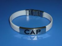 High quality custom text and logo silicone bracelets