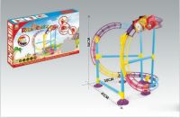 Roller Coaster with light/ B/O railway car game /Battery operated track