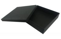 Top and Bottom Black Cardboard Gift Boxes