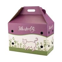 Corrugated Cardboard Cat Carrier Carton Box