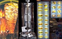Commercial Catering 3 Burner Doner Kebab Shawarma Machine Gyro RollerGrill Tacos