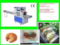 Hot sales Automatic Croissant  bread packaging machine with Touch screen