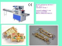 stick Bread packing Machine- automatic plastic film flow pack