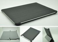 High quality Four-fold Leather Case For iPad Air, Support Sleep &amp;amp; wake up Function