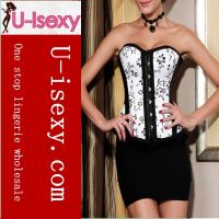 Sexy over bust floral corset lingerie new arrive for women