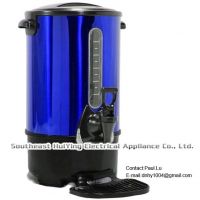 60 Cup 12 Liter Hot Water Urn with Shabbat Switch, Stainless Steel Blu-Blue