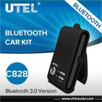 Utel C828 wireless transmitter handsfree bluetooth car kit